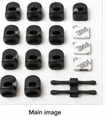 Cable Management Clips Set
